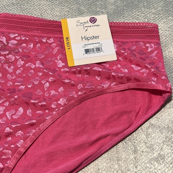 Secret Treasures Jacquard Hipster Panties Pink - Picture 2 of 4